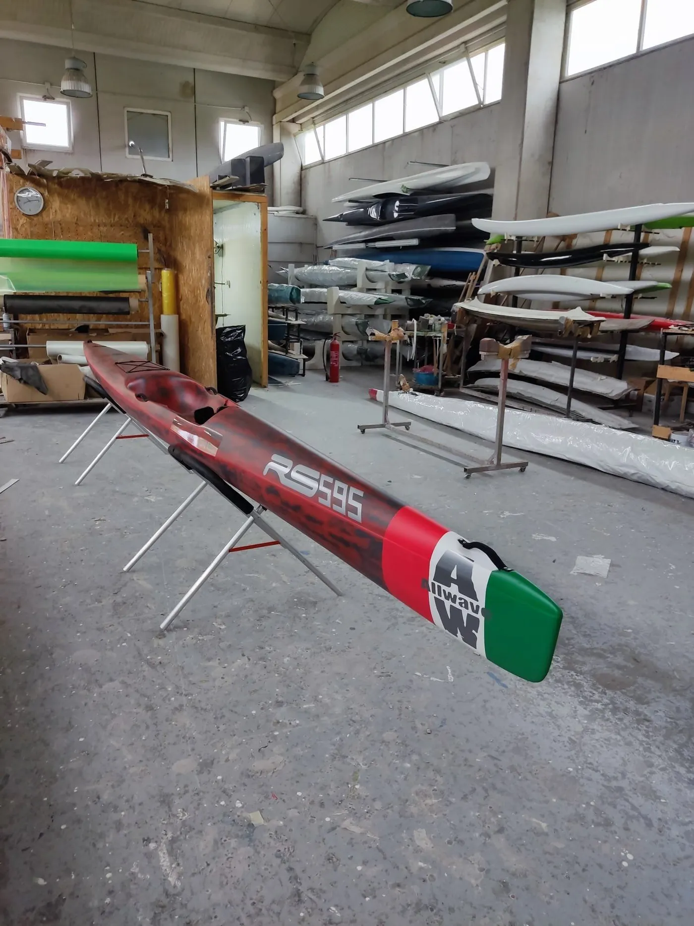 Allwave RS595, factory side/oblique view (no studio shot published)