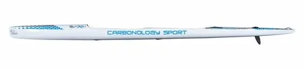 Carbonology Flash X Double (formerly Blast) surfski, studio side profile