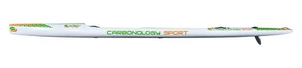 Carbonology Boost X Double surfski, studio side profile