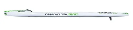 Carbonology Boost X Triple surfski, studio side profile