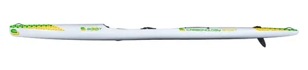 Carbonology Boost X surfski, studio side profile