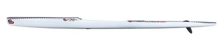 Carbonology Flash X LV surfski, studio side profile