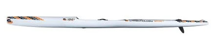 Carbonology Zest X surfski, dealer side profile