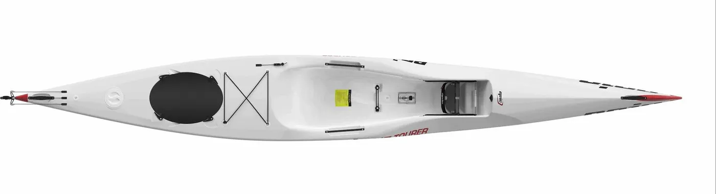 Epic V5 Tourer — studio top-down deck view