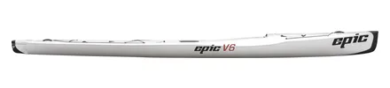 Epic V6 surfski, studio side profile