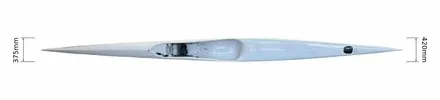 Fenn Fennix Spark S surfski, official studio side profile