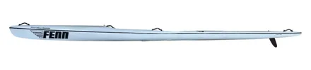 Fenn Fennix Yellowfin surfski, studio side profile render