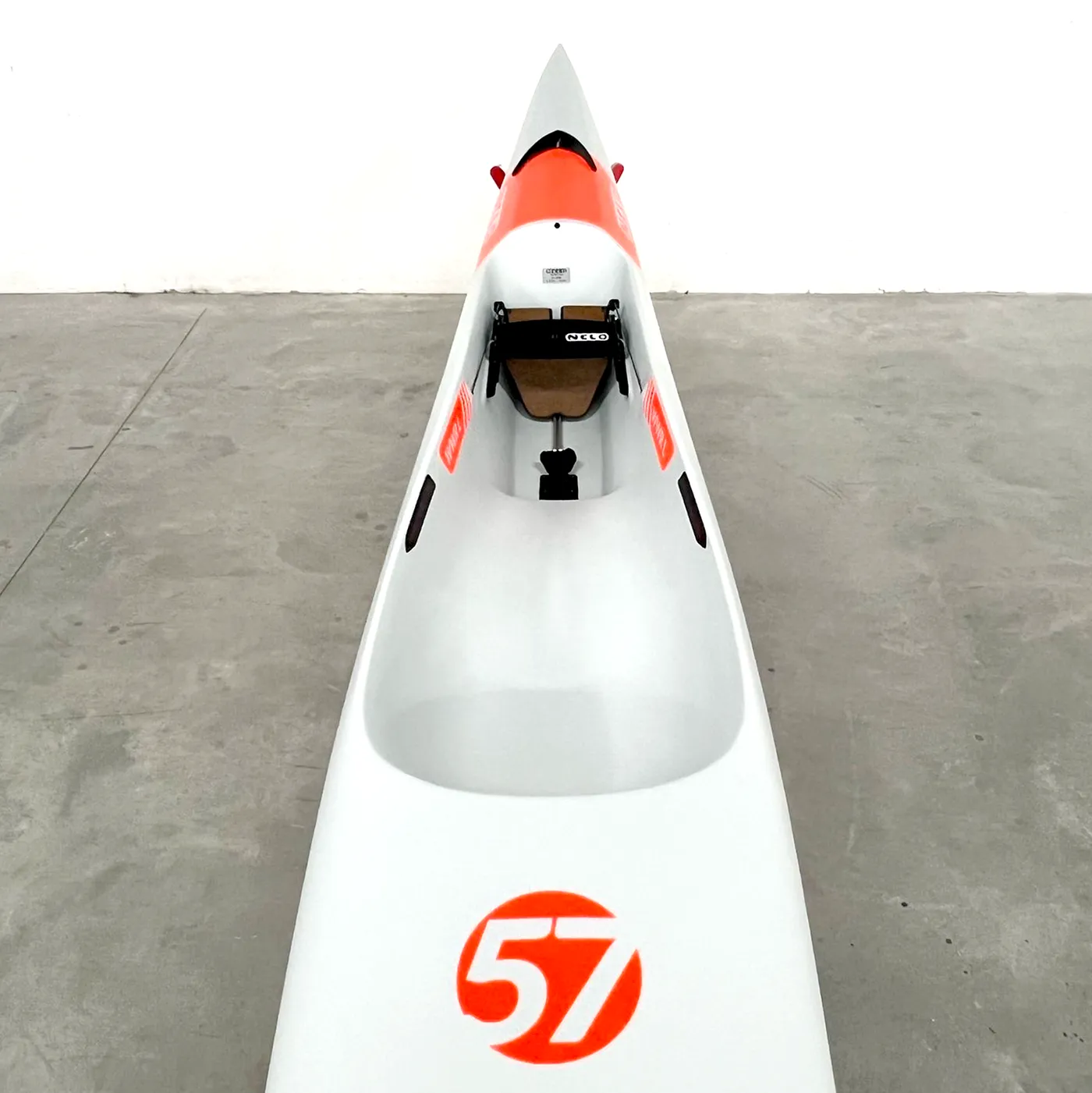 Nelo 57 — studio oblique view