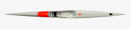 Nelo 62 surfski, studio side profile, air layup