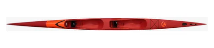 Nelo 75 SS2 (Double) surfski, studio side profile