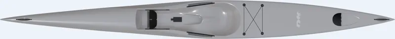 Nordic Kayaks Club 480, studio top view