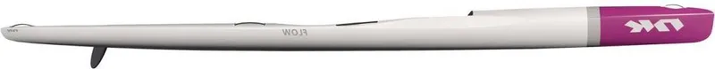Nordic Kayaks Flow — studio side profile, white hull / black cockpit