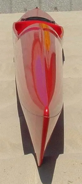 Red7 Surf70 Pro — bow/nose detail