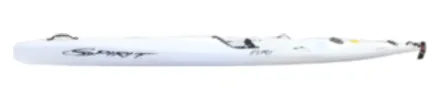 Spirit Fury (Racing Ski) surfski, product shot, fury on white background