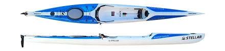 Stellar S16S surfski, studio side profile