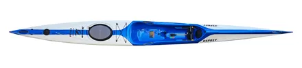 Stellar S18S surfski, studio deck view