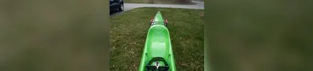 Vajda Hawx 52 surfski, cockpit